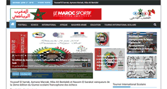 Desktop Screenshot of lemarocsportif.com